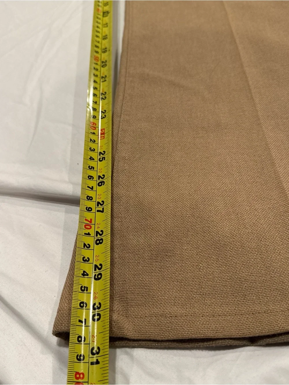 Vintage Levis 1980's 38 Beige Tan Boot Cut Leg khaki Sta-Prest Black & Gold Tag